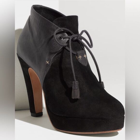 rag & bone 'Lovell' Leather Heeled Bootie - Picture 1 of 8